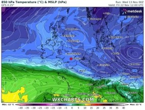 英国人应该为下雪做好准备了，因为“冰冻周”带来了零下1摄氏度的寒流